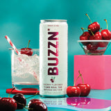 BUZZN infused seltzer cherry 7.5mg thc