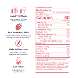 Strawberry Nutritional Panel