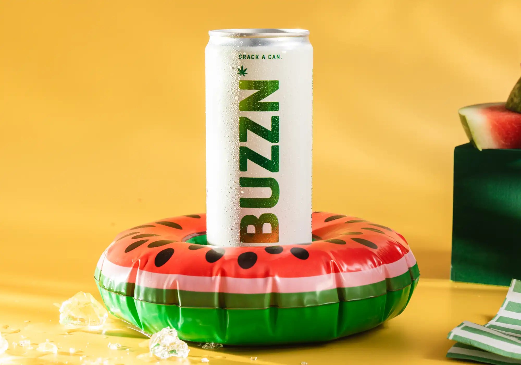 Strawberry Flavor Seltzer In a Floatie