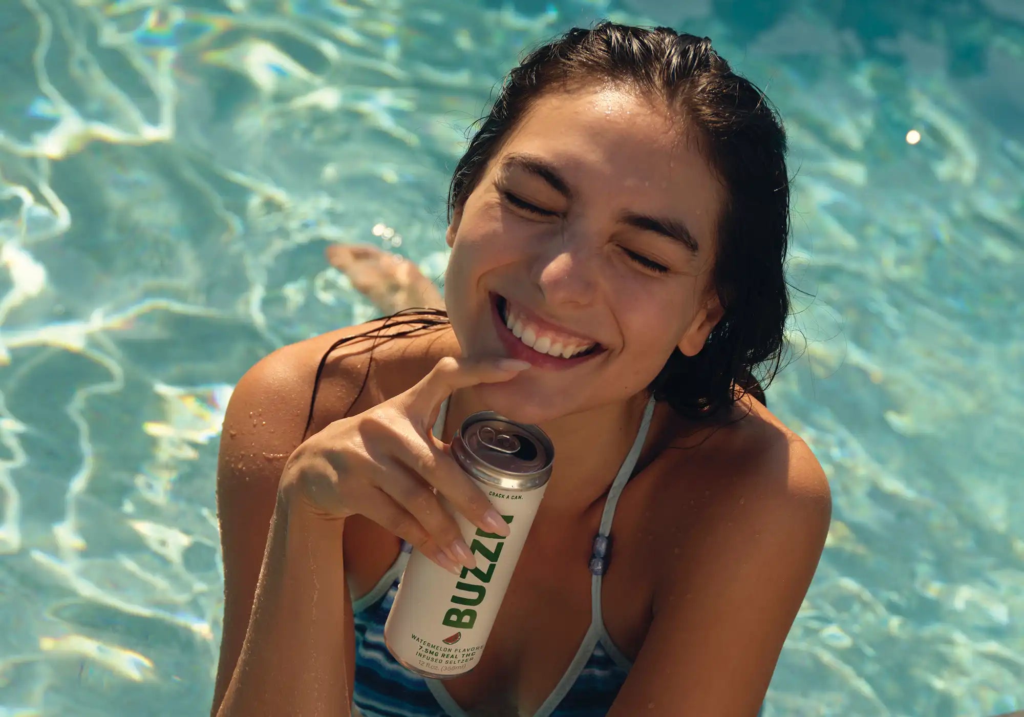 Watermelon Can Poolside 