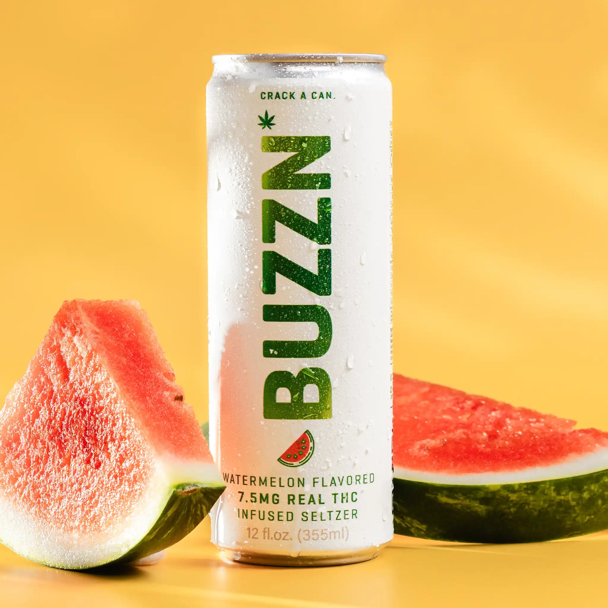 Watermelon Flavor 7.5 MG THC Infused Seltzer