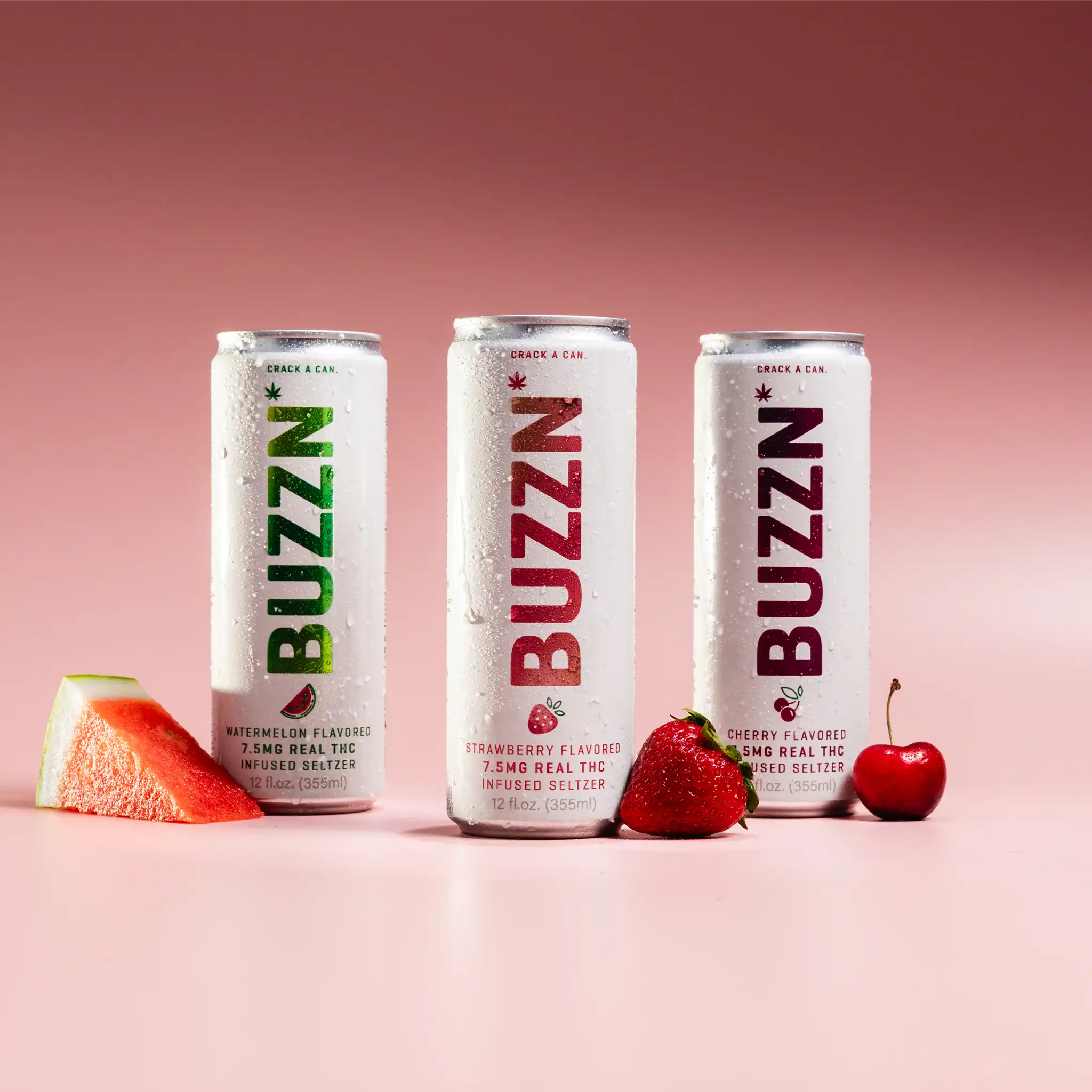 Buzzn infused seltzer variety pack 7.5mg THC