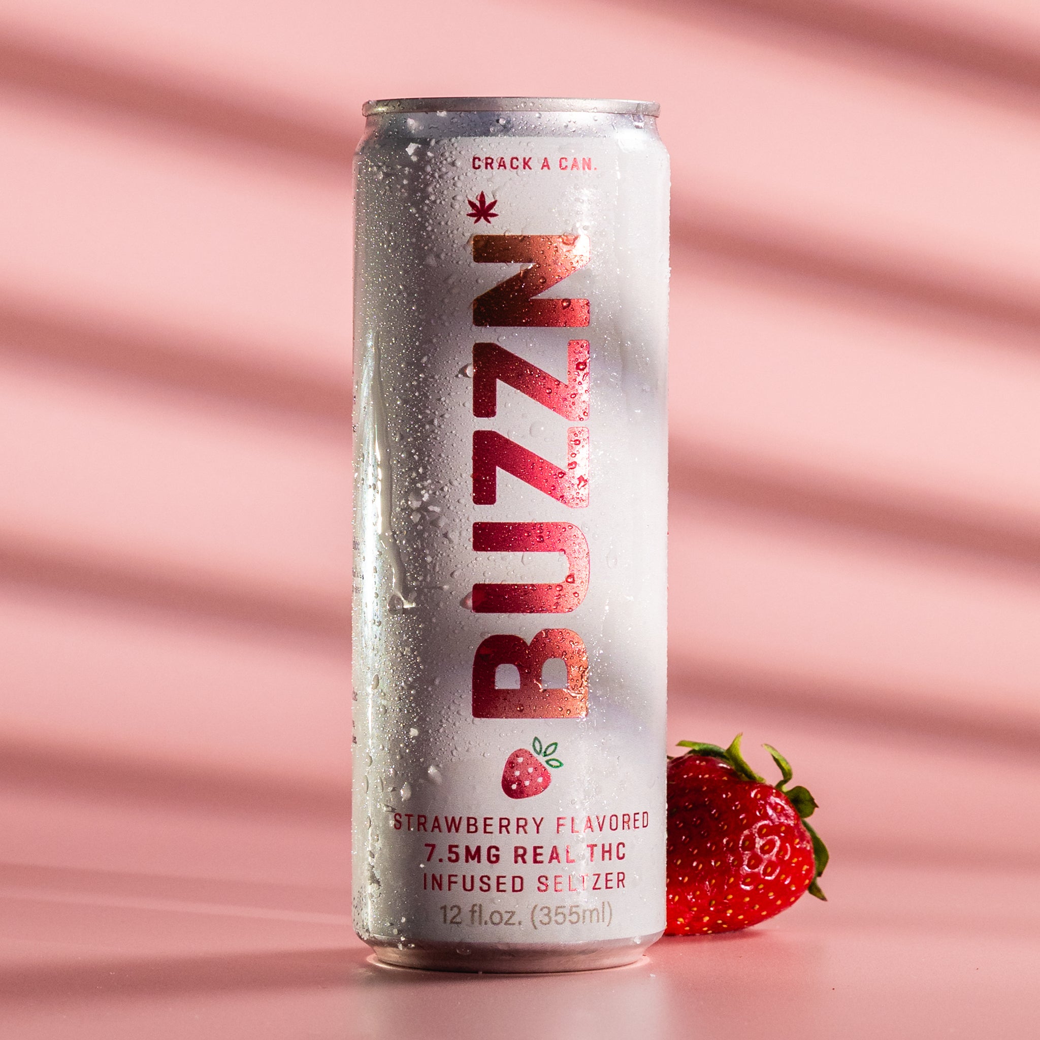 Buzzn strawberry seltzer 7.5mg THC